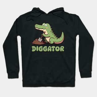 Diggator The Dictator Alligator Hoodie